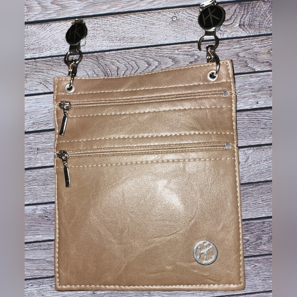 HIP KLIP Cell Phone Purse, Clip On , Hands Free, Double Zip